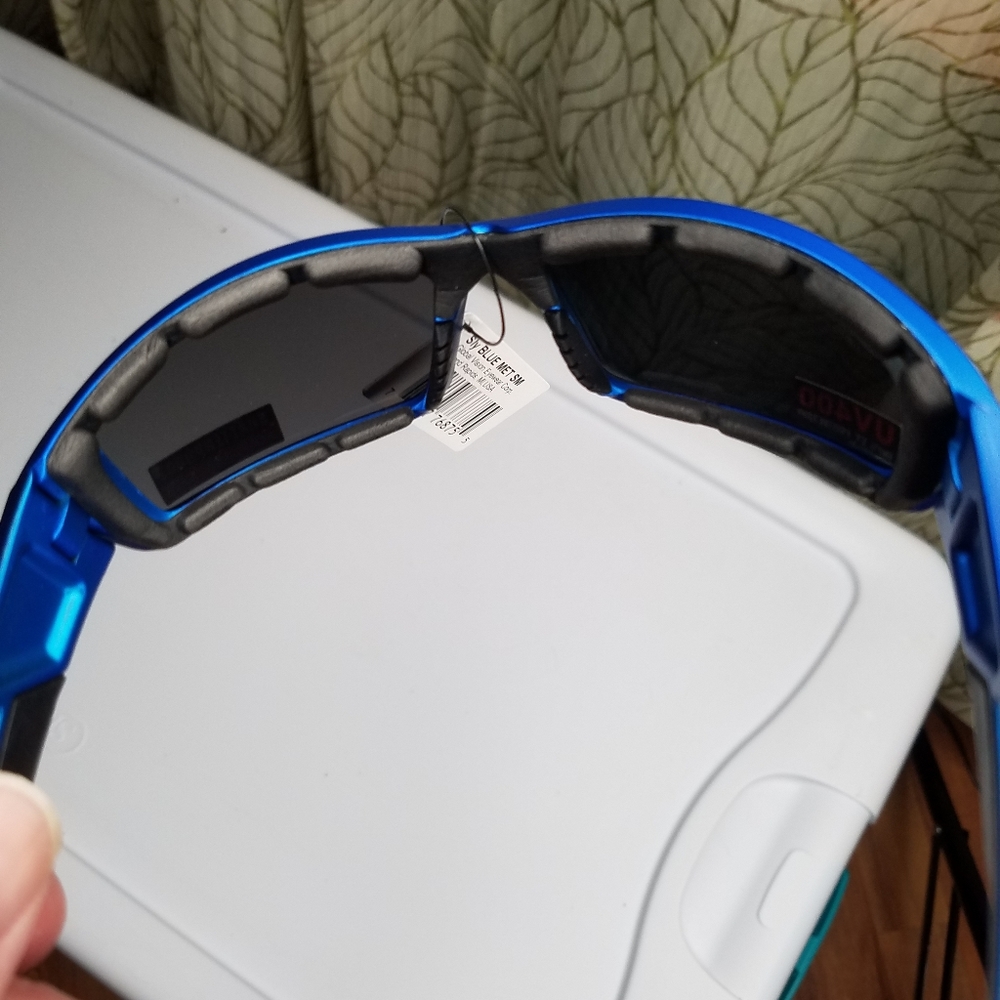 Blue Designer Motorcycle Riding Sunglasses Bin22 - Picture 16 of 16